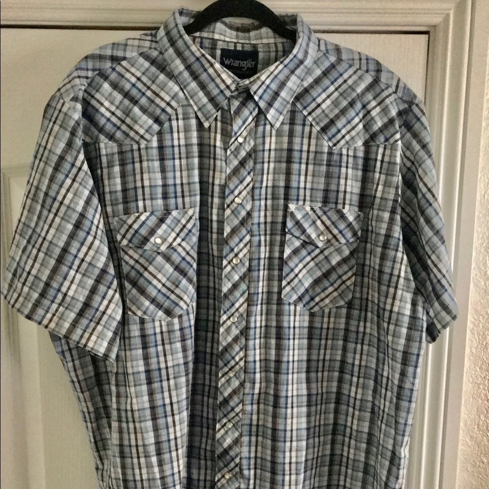 Vintage Wrangler pearl snap shirt